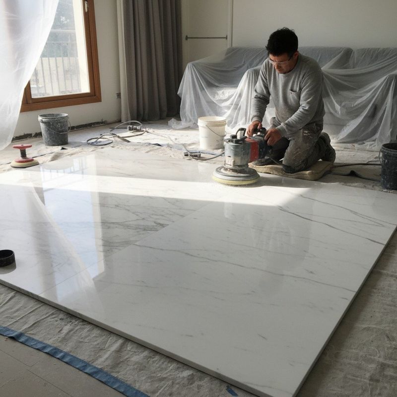 Travertine Floor Polishing in Roseville, CA