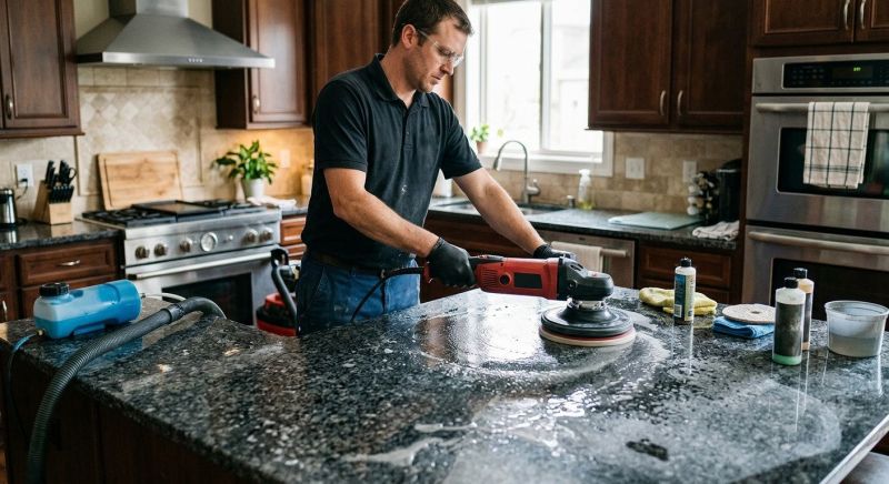 Countertop Polishing in Roseville, CA