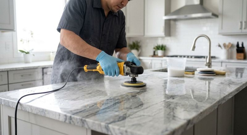 Countertop Polishing in Roseville, CA