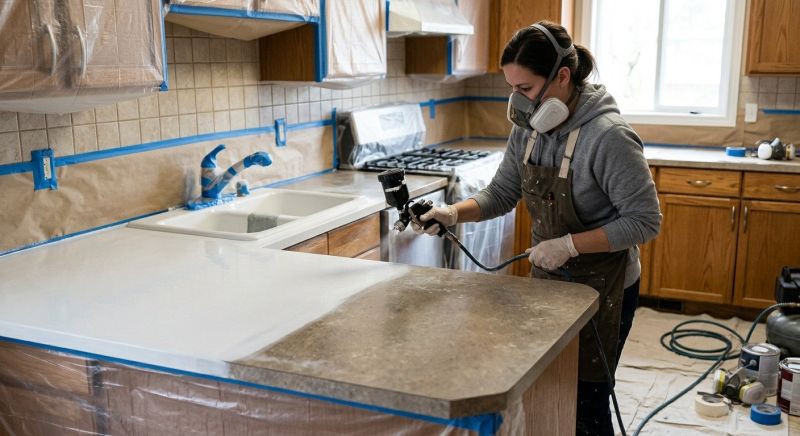 Countertop Reglazing in Sacramento, CA