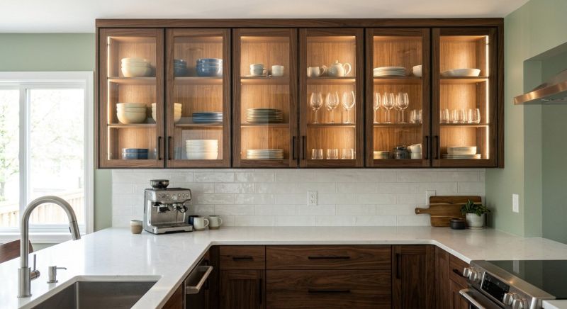 Glazed Cabinets Installation in Bloomington, IN