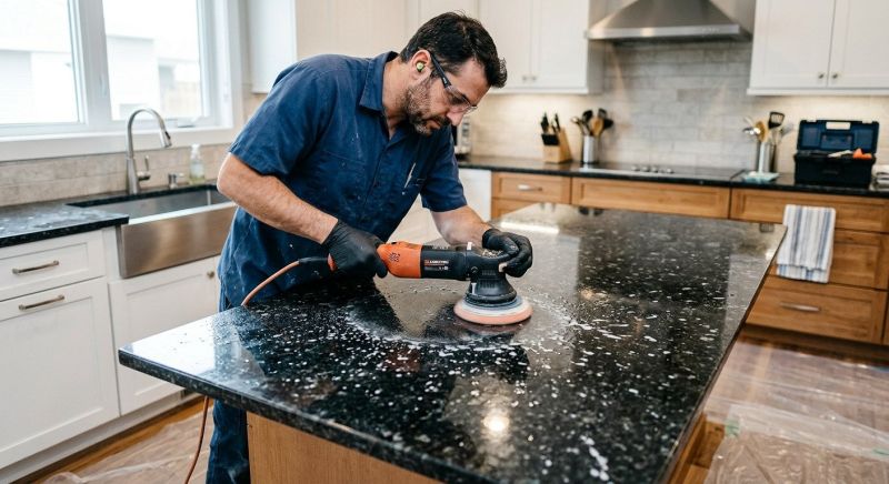 Granite Countertop Polishing in Roseville, CA