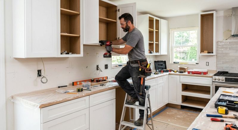 Kitchen Shelving Installation in Bloomington, IN