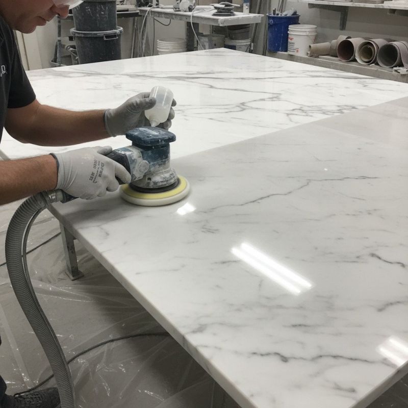 Marble Countertop Polishing