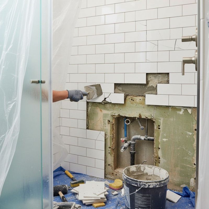 Shower Tile Repair in Conroe, TX