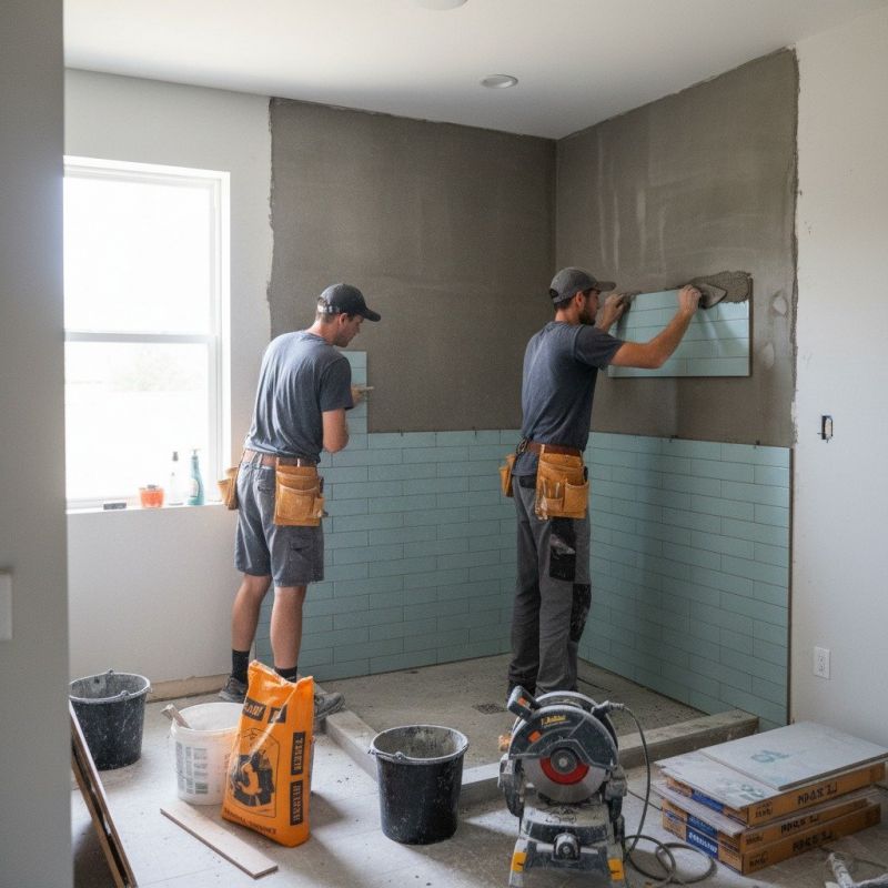 Tile Shower Renovation in Conroe, TX